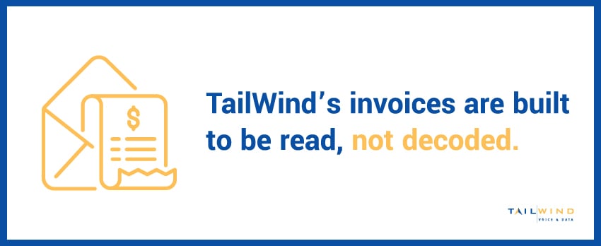 TailWind’s invoices are built to be read, not decoded.