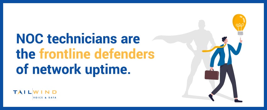 NOC technicians are the frontline defenders of network uptime.